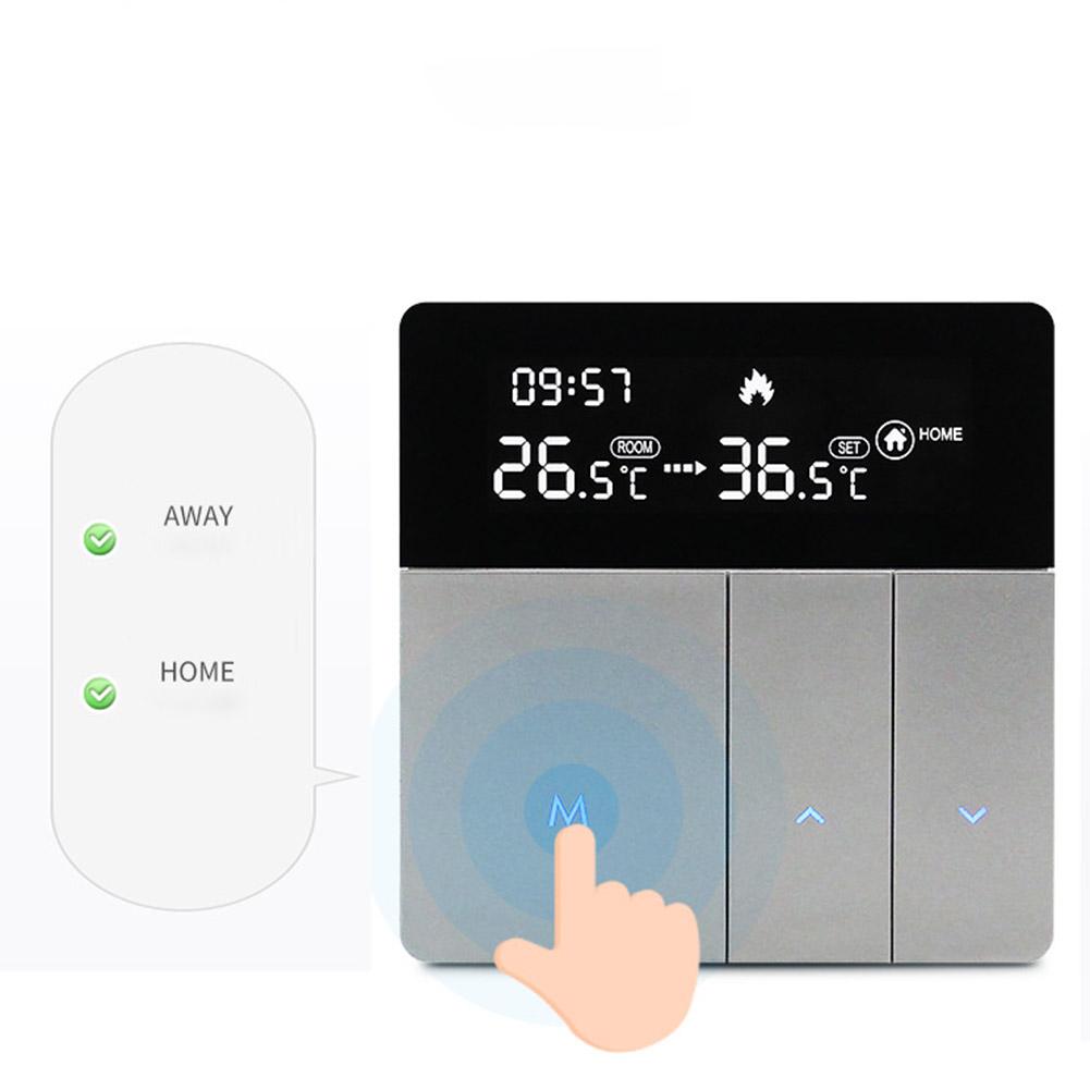 Intelligent Temperature Controller Touch Screen Outlet Programmable Thermostat Switch Home Improvement Accessories