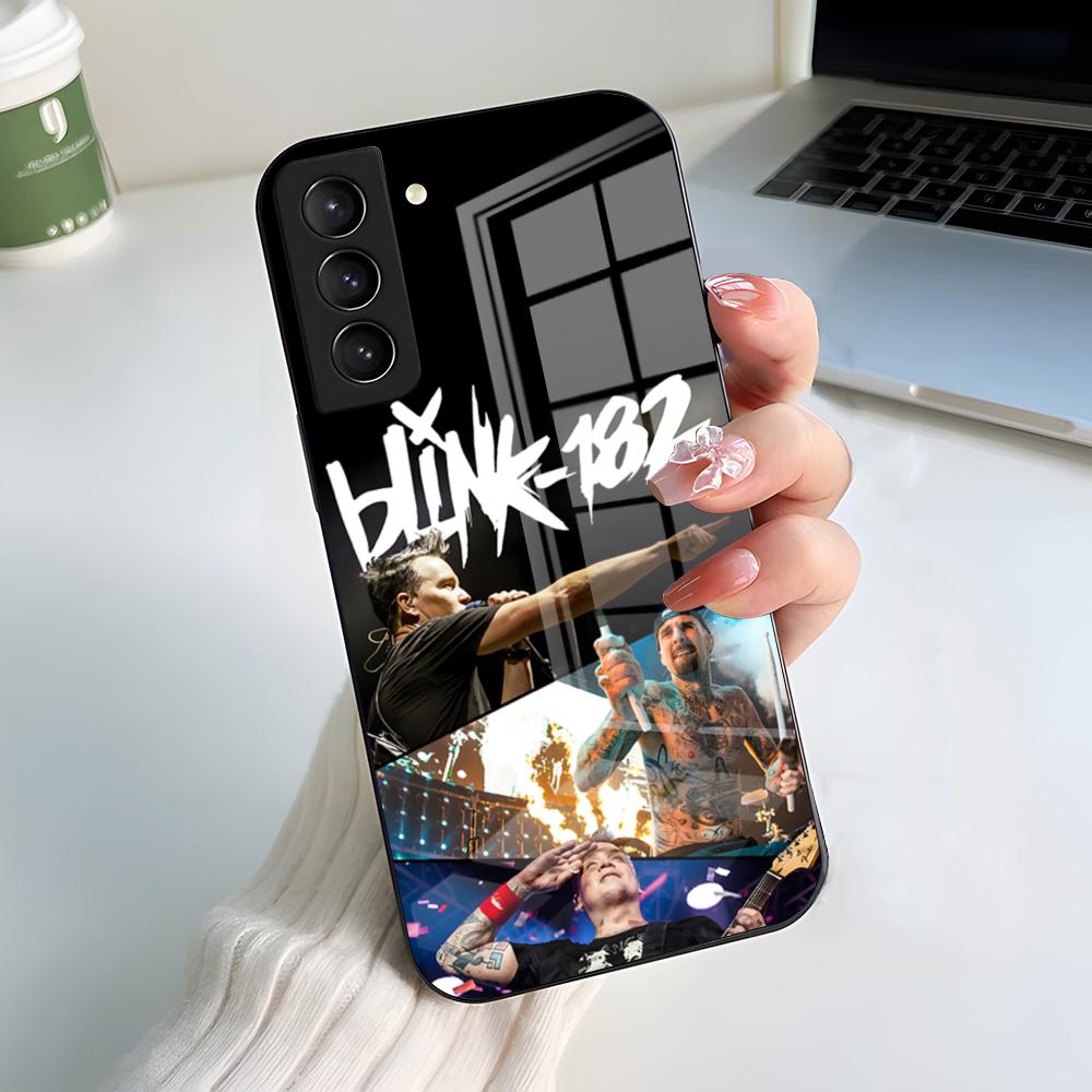 B-Band B-B-BLINK-182 Phone Case For Samsung A56 A36 A26 A16 A15 A25 A35 A55 A14 A34 A24 A54 Glass Case