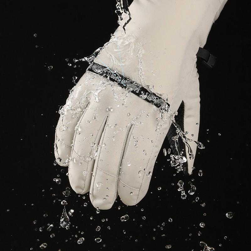 Men Waterproof Non-slip Insulated Touch Screen Full Finger Winter Outdoor Snowboarding Ski Gloves