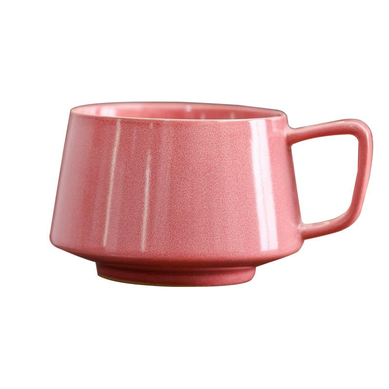 Nordic Ceramic Coffee Cup Latte Latte Flower Afternoon Tea Cup High Value Breakfast Milk Cup Mug