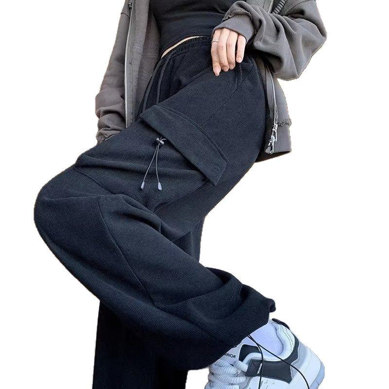 Women's High-Waisted Loose-Fit Cargo Pants - Autumn 2025 Collection