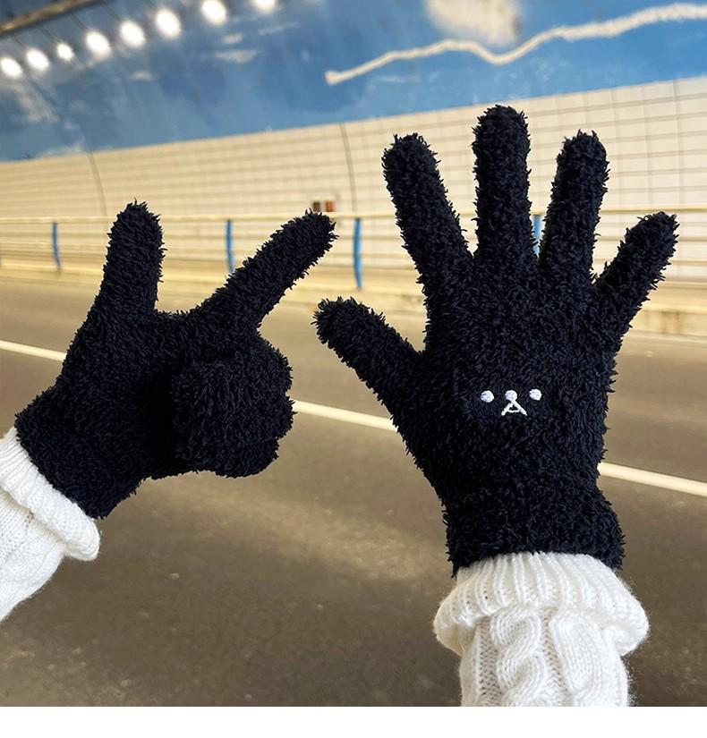 

Унисекс Ветрозащитные Велоперчатки с Флисовой Подкладкой 2025: Милый и теплый для зимы