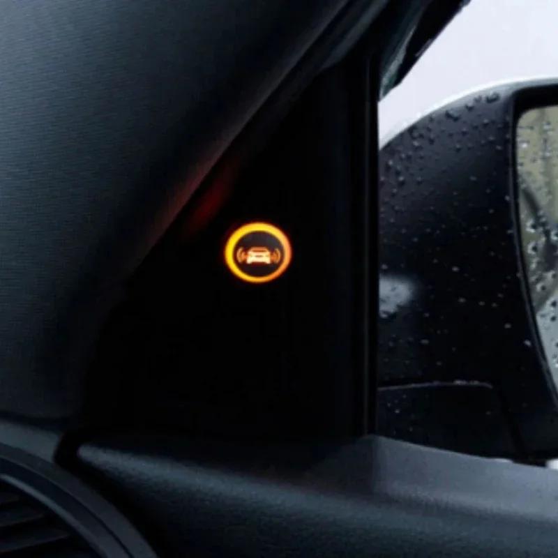 2pcs Car Blind Spot Radars Detection System Warning Light Micro Sensor Change Lane Driving Assistance Reverse Radars Sensor