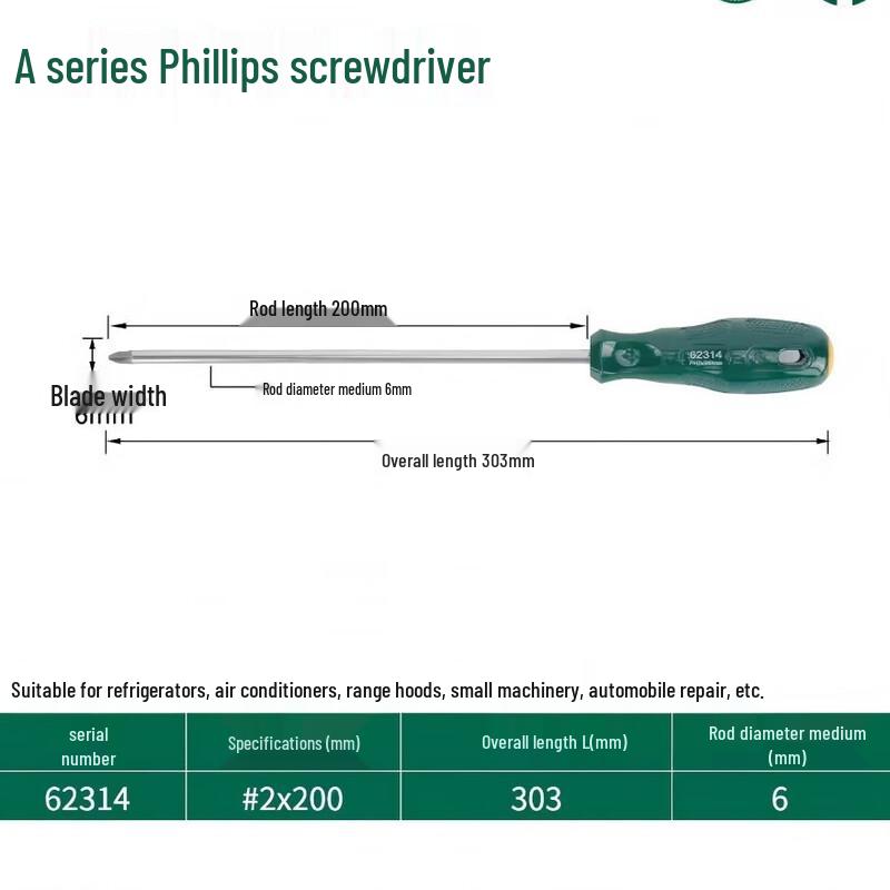 IRIR Sata A-Series Through-Hole Phillips Screwdriver