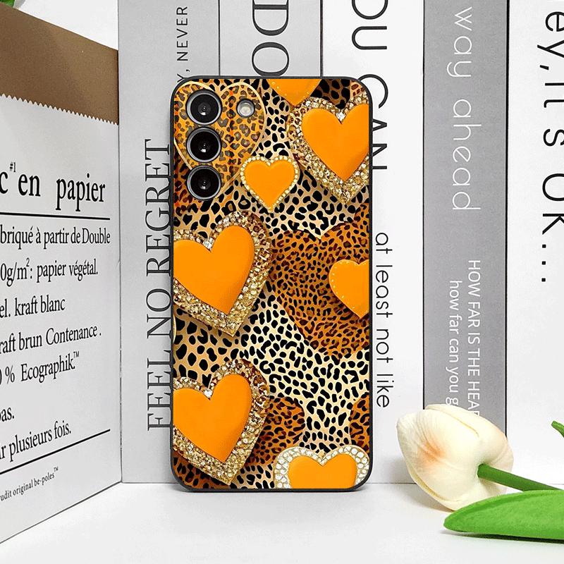 Leopard Print Heart-shaped Love Couple Pattern Phone Case for Honor Huawei 200 100 400 PRO 90 Lite Magic 7 6 5 Pro 5G Soft Cover