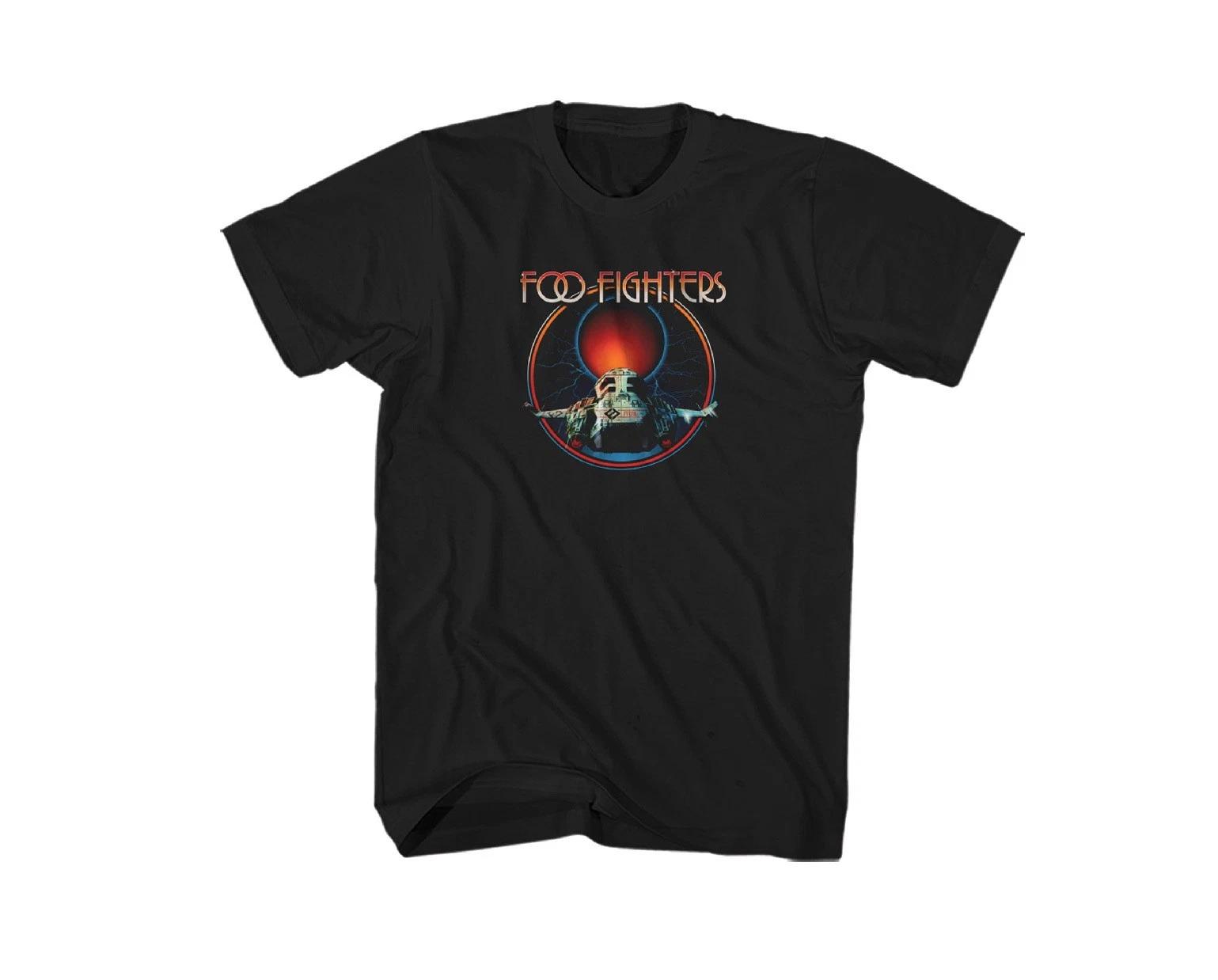 FOO FIGHTERS Band Red Moon Logo Slim Fit T-Shirt 2XL NEW XXL