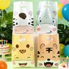 10/25/50Pcs Giraffe Tiger Birthday Goodie Bag Party Supplies Bags  Kids Birthday Party