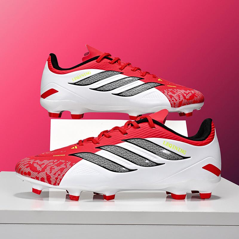 Unisex AG Long Spike Soccer Shoes - Ideal for Teens & Students In Training and Competition