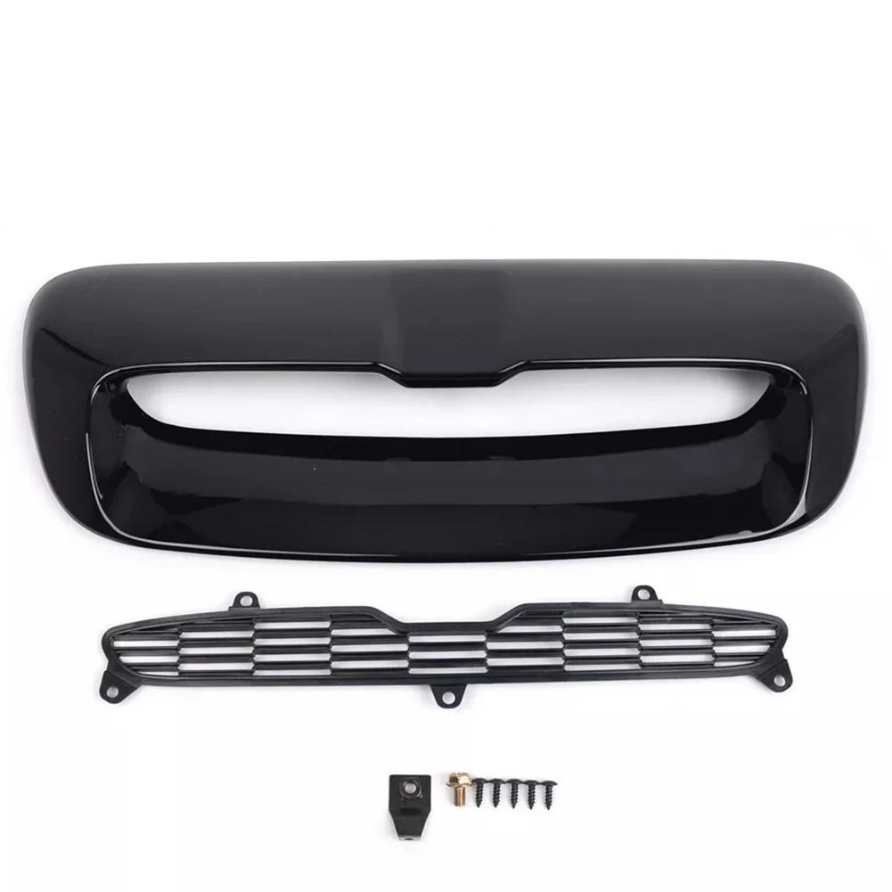Car Engine Air Outlet Cover Trim Front Engine Hood Vent Trim Perfect Match Glossy Black for Cooper S R56 R55 R57 R58 R59