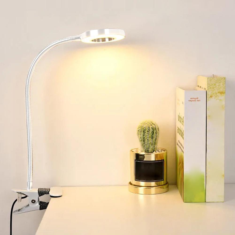 LED Reading Table Light Horn Model Eye-Caring Night Light 360°Flexible Study Read Light for Photographing Reading Makeup