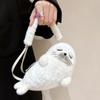 Thickened Cute Seal Shoulder Pouch Soft Adorable Cartoon Seal Handbag Lightweight PP Cotton Crossbody Bag Gifts