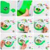 1 Set DIY Egg Toys Manual with Pen Hand-eye Coordination Color Cognition Brain Development Entertainment Smooth Easter Egg Machine Drawing Toys Gift