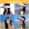 Sun Protection Large Brim Folded Sun Hat For Women Summer Lightweight Uv Shielding