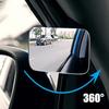 Car Auxiliary Blind Spot Mirror Wide Angle 360 Degree Adjustable Auto Interior HD Convex Rearview Mirror Parking Rimless Mirrors