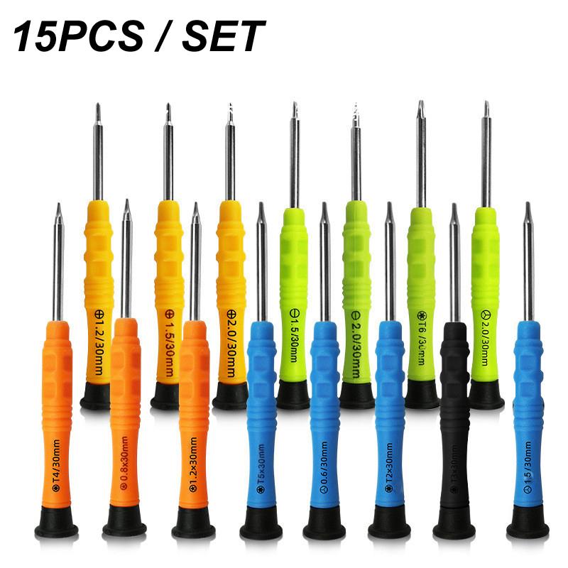 In1 283744 Screw Screwdriver Spudger Pry Opening Repair Tool Kit for Mobile Phone IPhone Android Replacement DIY Hand Tools