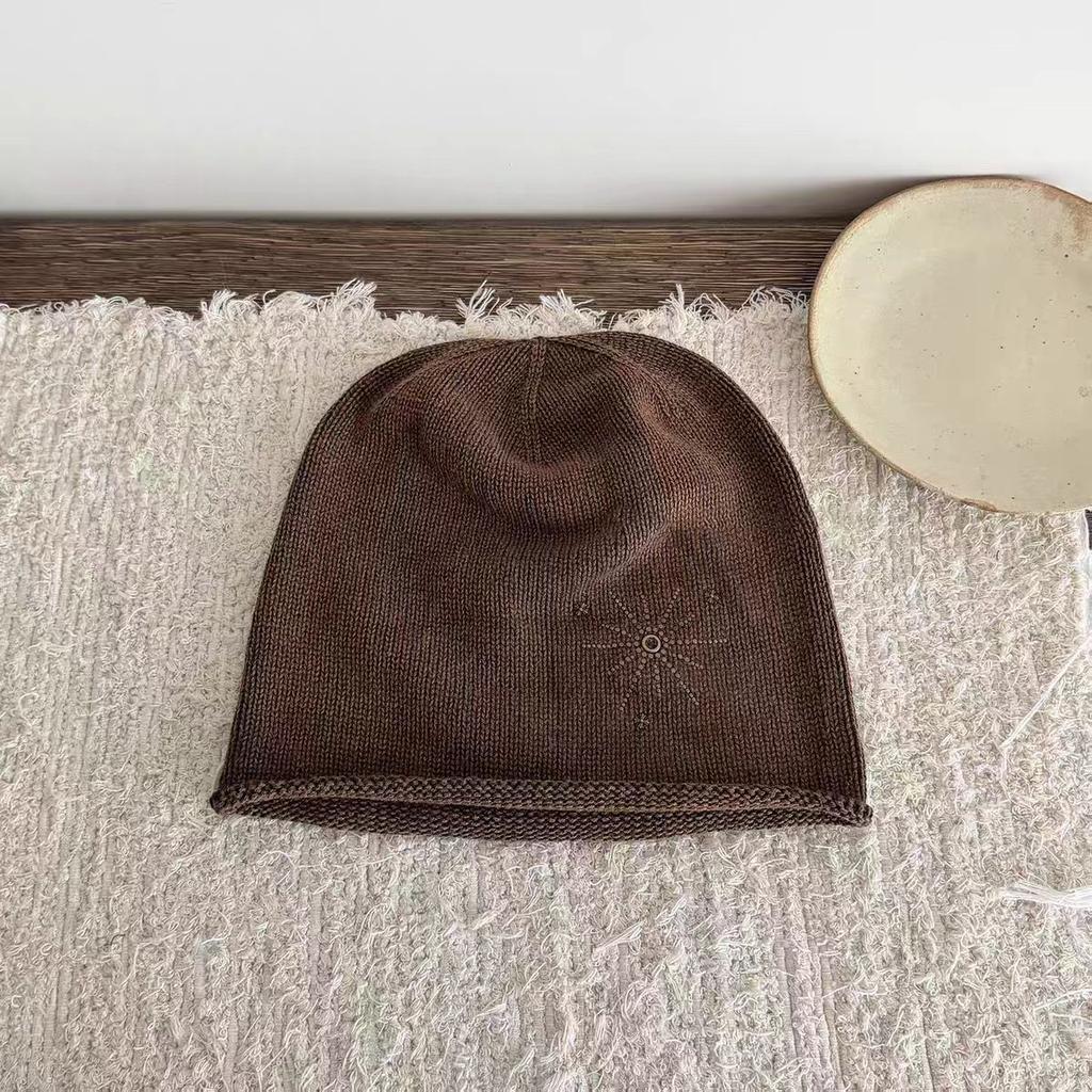 Sweet and cool feng shui washing Korean loose wind stacking hat versatile face small cold hat Baotou hat