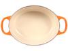 Le Creuset Cast Enamel Pot Signature Cocotte Oval 25 Cm Orange Gas IH Oven Compatible Japanese [Authorized Product]