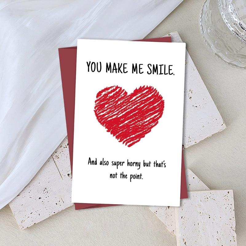 Vtipný text Narozeninová přáníčka Elegantní obálka Karta s texturou kartonu Vhodné pro večírky a oslavy