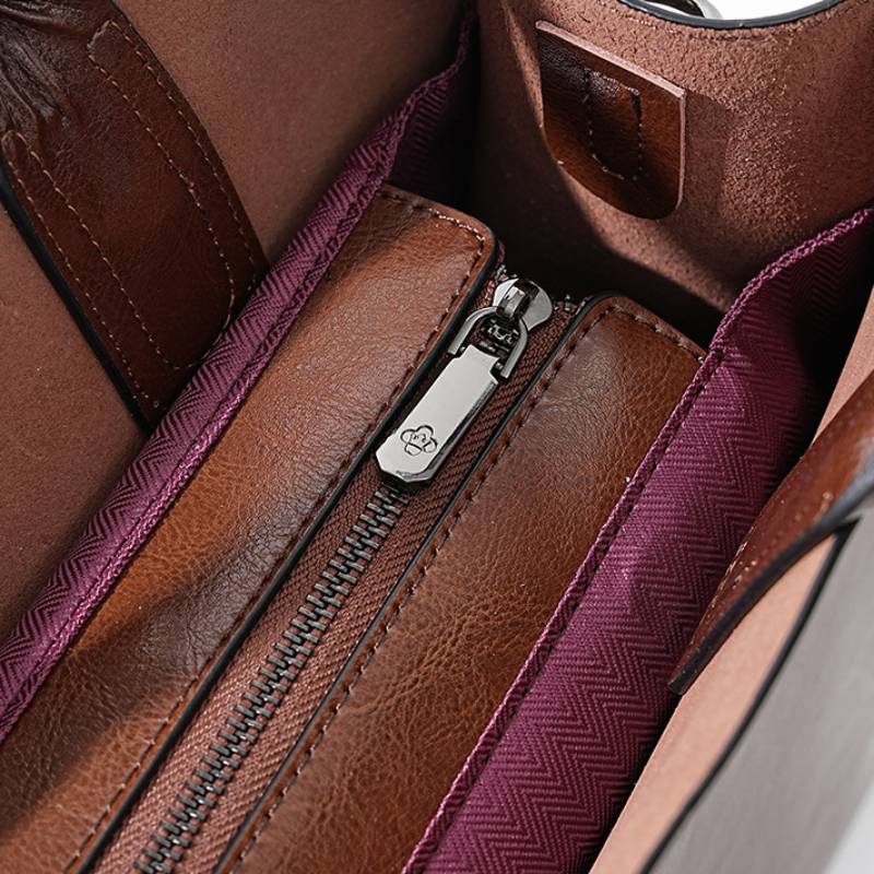 Women's Shoulder Bag Large Capacity Leather Shopper Handbag