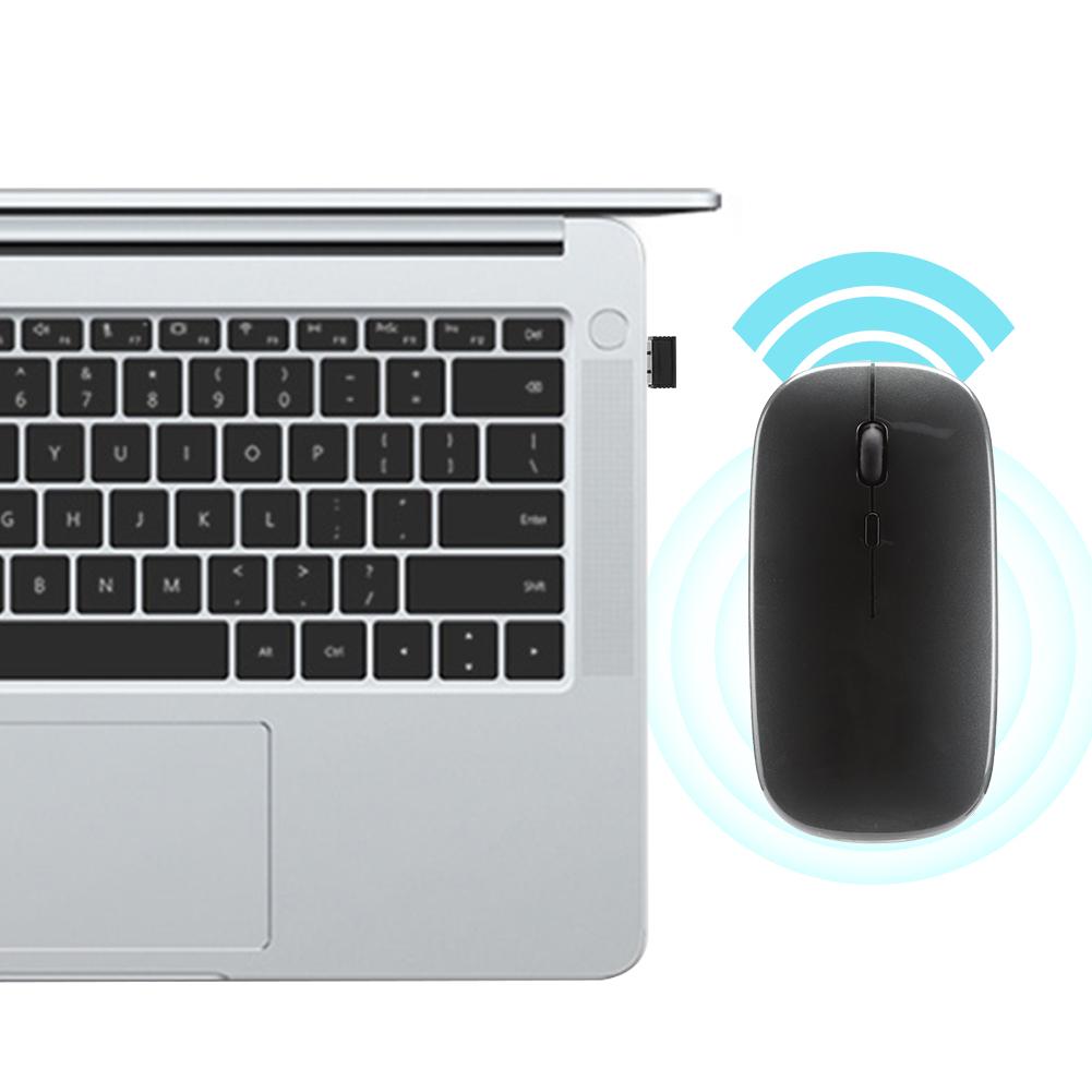 Bluetooth 2.4G Dual Mode Wireless Mouse for Windows 98  Me  2000  XP  Vista  Win 7  Win8(Gray