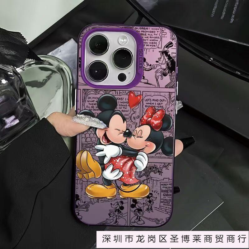 Couple Mickey Applicable Apple 16Promax Mobile Phone Case Personalized Vitality Case iPhone15/14/13 Europe and America 12