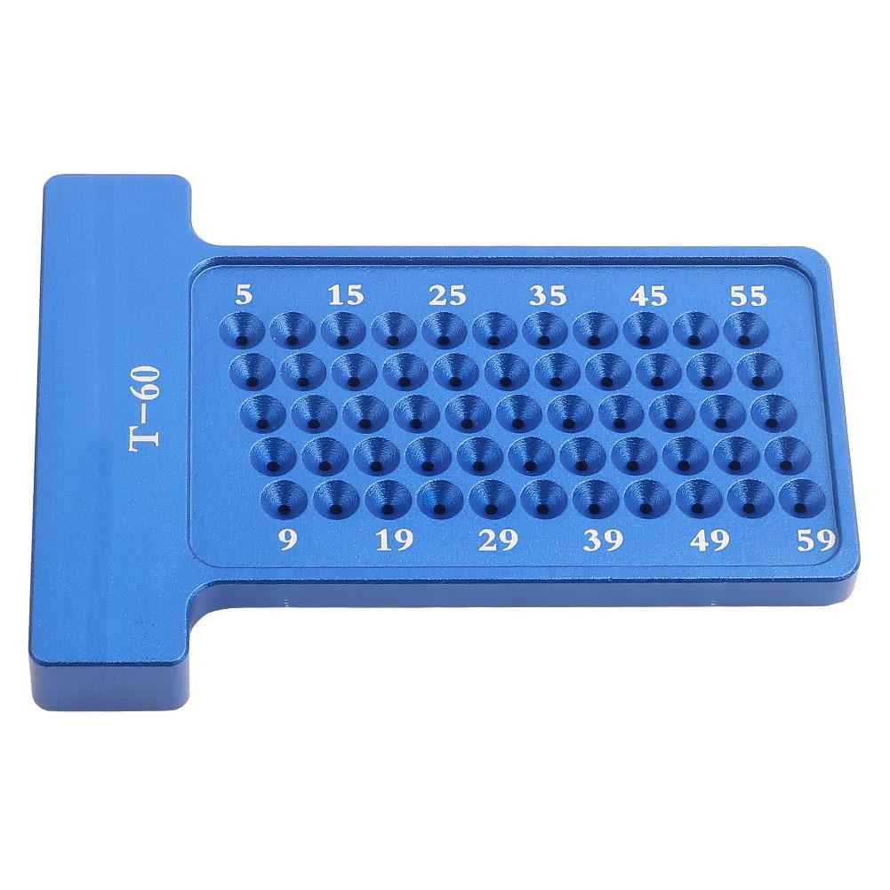 Woodworking T Type Scriber Aluminum Alloy Hole Gauge Carpenter Marking Tool (Red)