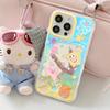 SpongeBob SquarePants Wave Mirror Suitable for Apple 16/15/iphone13promax Huawei Makeup Mirror Mobile Phone Case