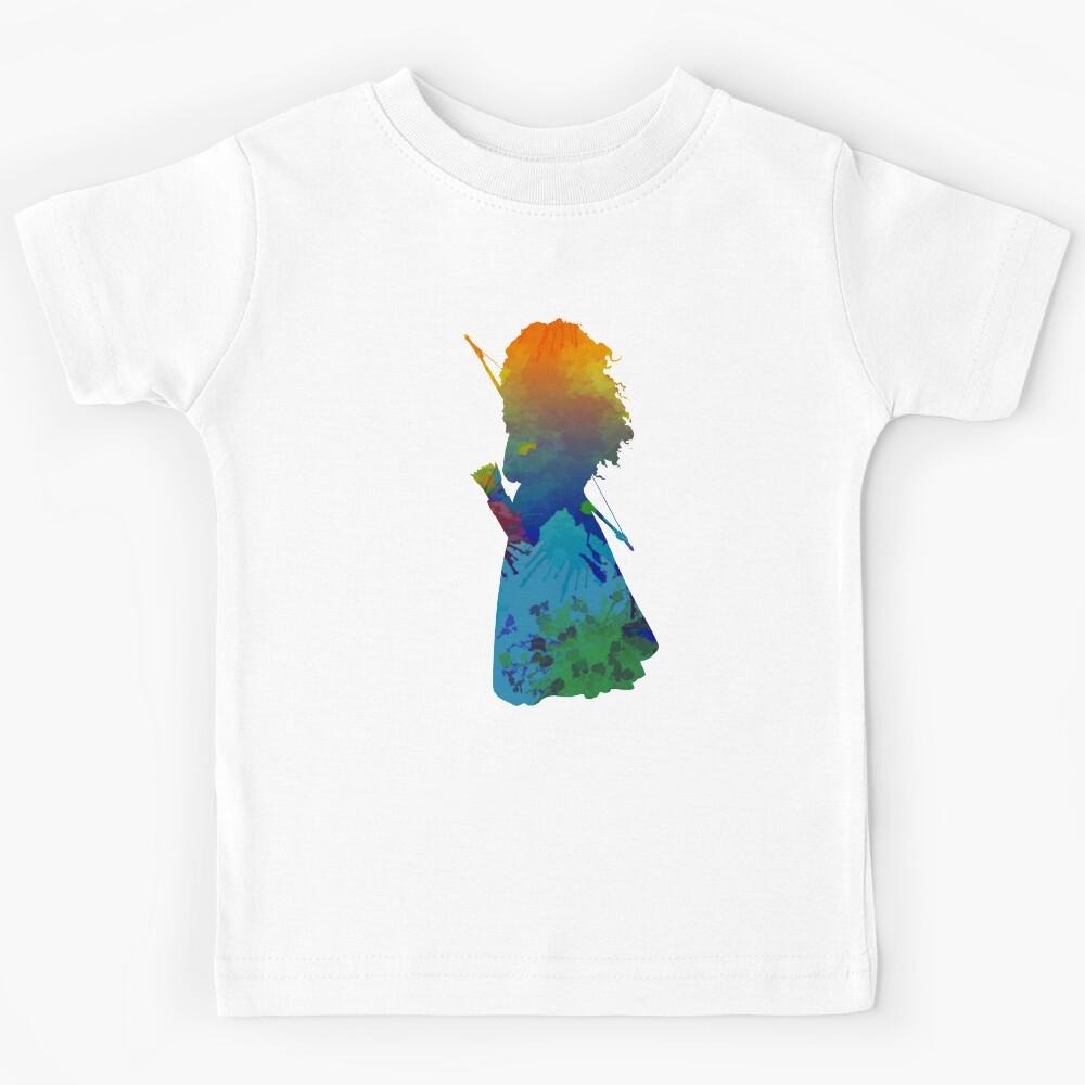 Princess Inspired Silhouette Kids T-Shirt 120