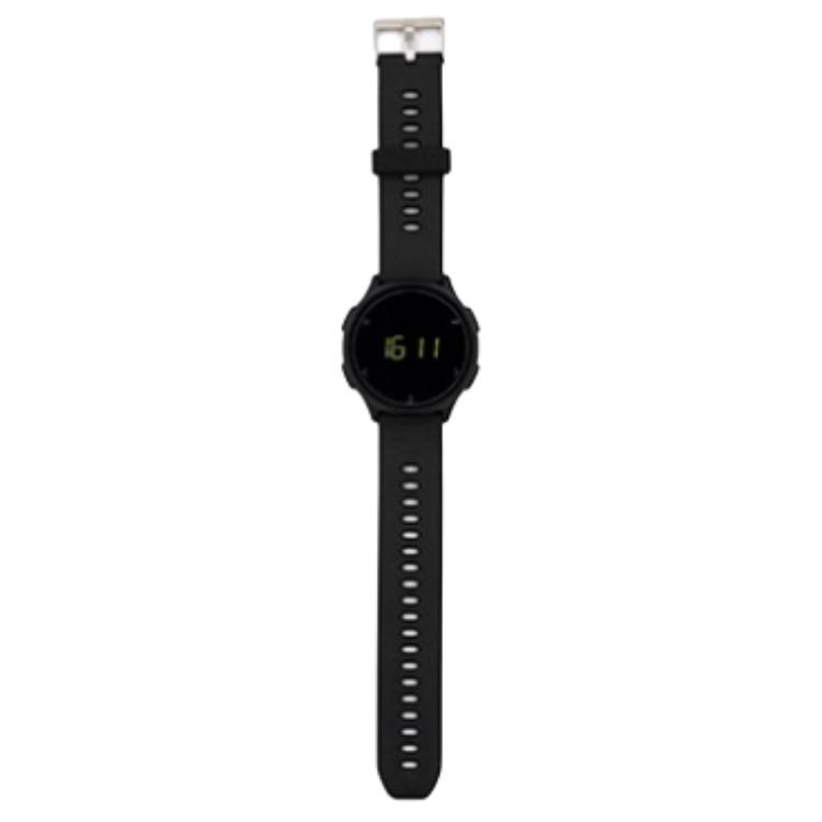 DECATHLON W500 Collection Electronic Movement Resin Strap Watch Unisex Black Dial 50m Waterproof W500