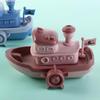 Swimming Beach Game Bath Playing Toys Cartoon Ship Toy Baby Bath Toys Clockwork Boat Wind Up Toy