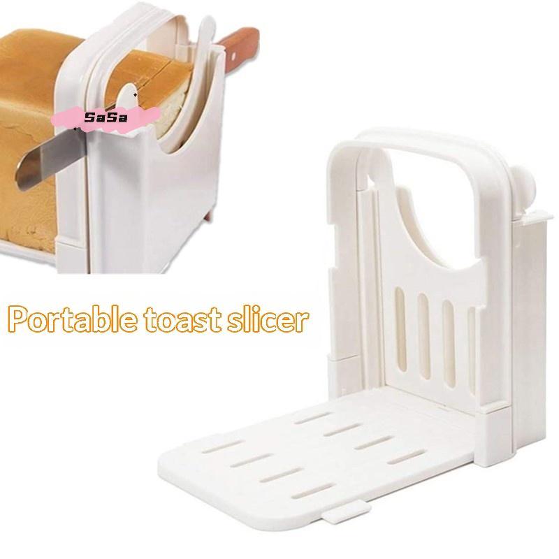 Multifunctional Toast Bread Slicer Stand Foldable Toast Loaf Slicing Machine DIY Baking Bread Cutting Guide Tool Homemade Bread