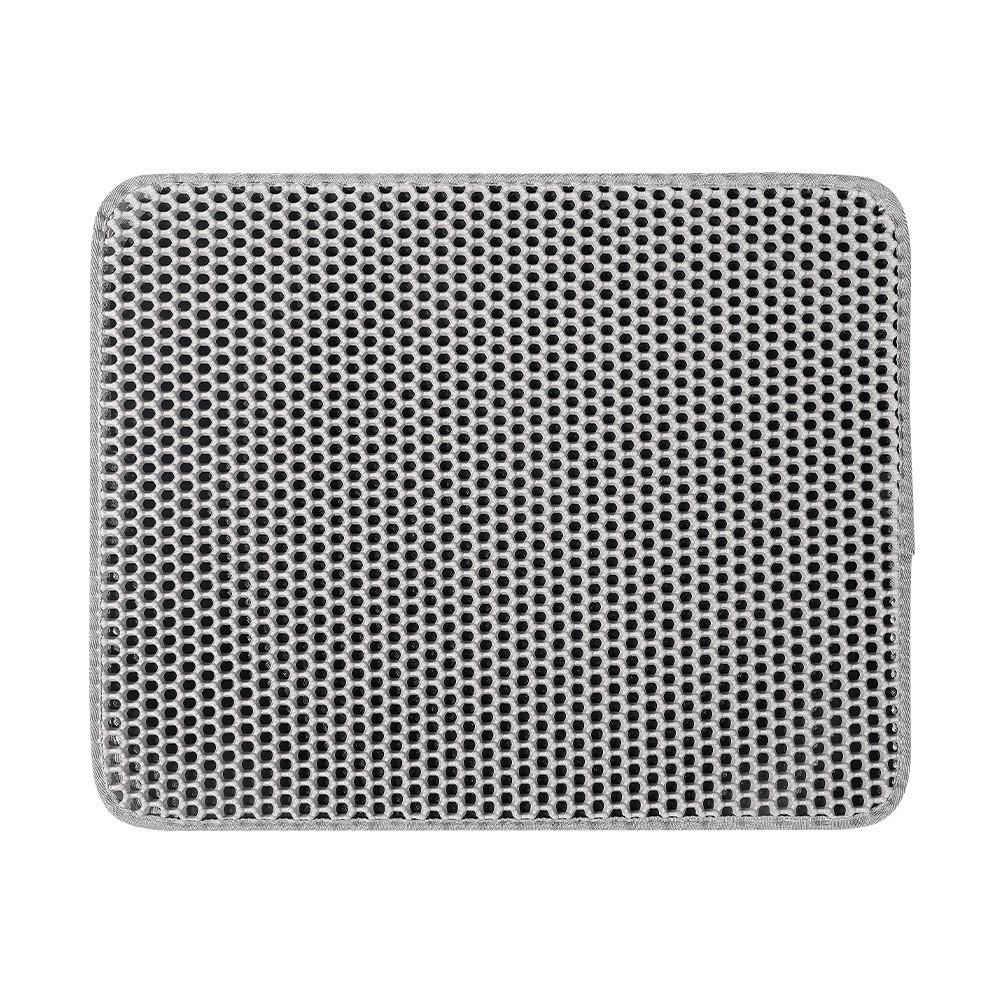 

Коврик для кошачьего туалета, водонепроницаемый двухслойный коврик для кошачьего туалета, нескользящий моющийся коврик для песка, чистящая подушка для домашних животных, чистящие средства для домашних животных L-60x45cm