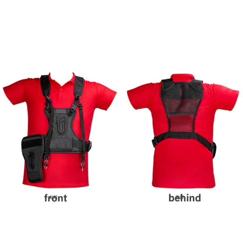 Kameragurt Nylon Doppelkamera-Gurt für Fotografen mit atmungsaktiver und bequemer Schulterstütze