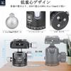INNOREL Small Head Compact Camera Head 10kg Load Capacity Aluminum Alloy Compatible Free Head Mounting Size Ball Head with Storage Bag D28 Arca-Swiss