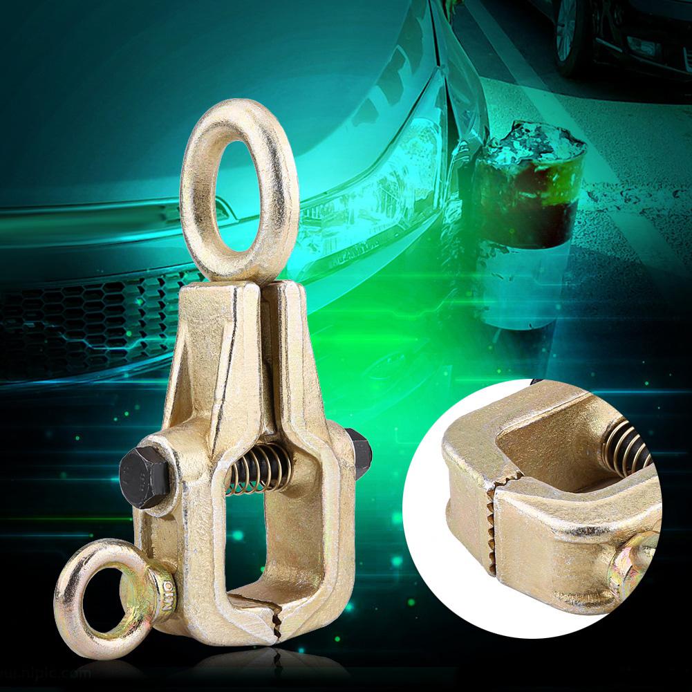 

5-тонный верхний и прямой 2-сторонний самозатягивающийся захват для рамы, тяговый зажим для ремонта кузова автомобиля белый