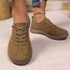 Zapatos Casuales Vintage de Moda para Exteriores, Zapatillas Planas Versátiles Nuevas para Mujer de Todas las Estaciones con Suela Blanda Dopamina, Plataforma Gruesa y Diseño de Bloques de Color