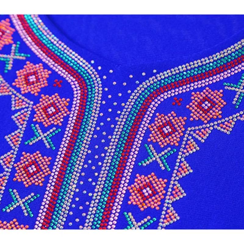 Spring Autumn European Clothes Women's T-Shirt Sexy Lace Long Sleeve Mesh Tops Chic Vintage Luxury Hot Diamonds Tees Shirts