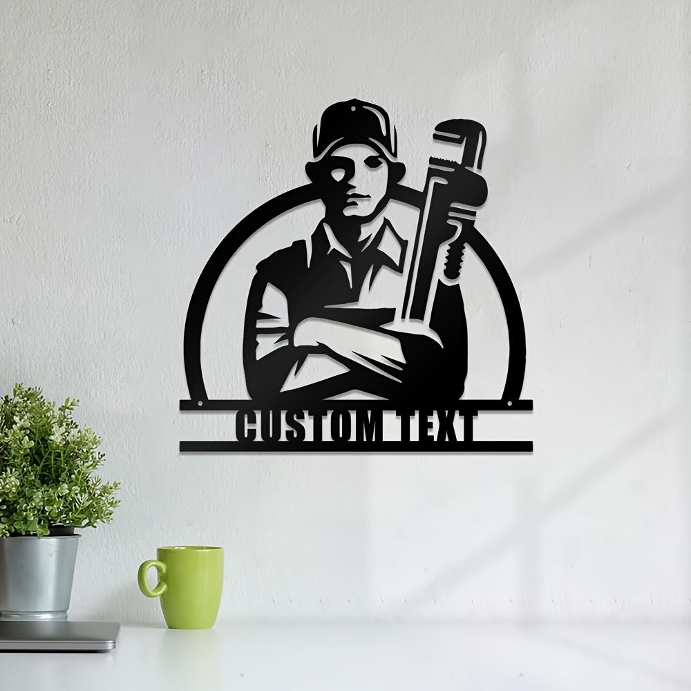

Classic Sports Metal Wall Art Custom Name Sign Indoor Outdoor Decor Personalized Logo Gift Sculpture