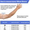 1Pair Elbow Brace For Tennis Golfers Pain Relief Compression Support Sleeve Tendonitis Arthritis Bursitis Workout