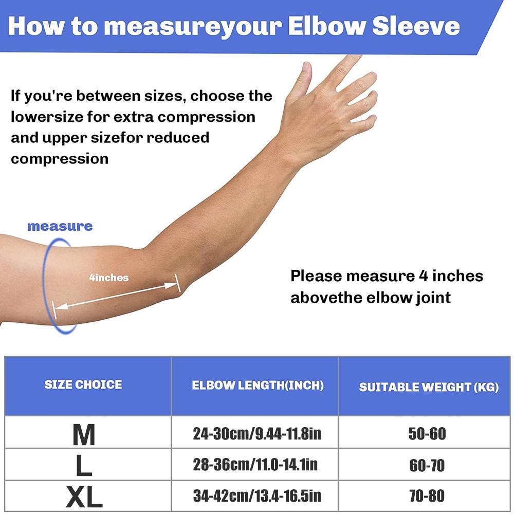 1Pair Elbow Brace For Tennis Golfers Pain Relief Compression Support Sleeve Tendonitis Arthritis Bursitis Workout