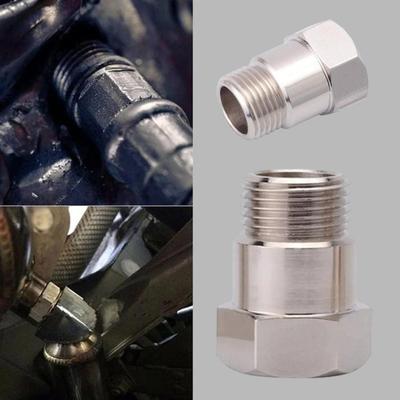 M18x1.5 O2 Sensor Spacer Extension 32mm Oxygen Sensor Adapter with Nickel Plated Anti-Fouler Universal Automotive Exhaust Accessories