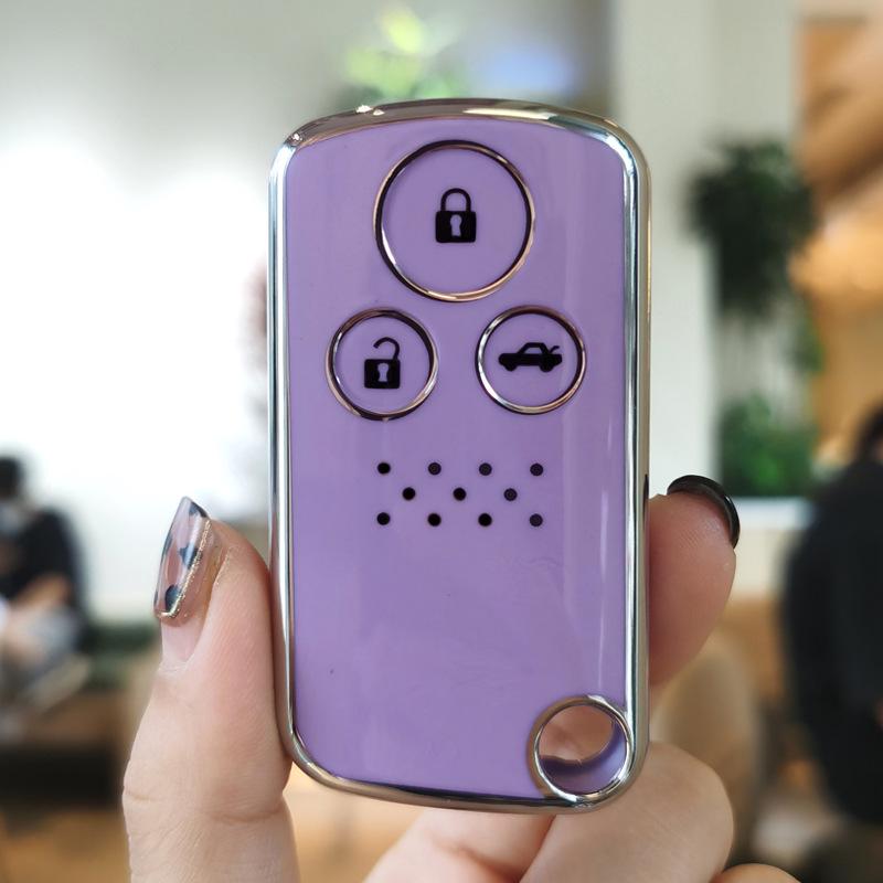 Car Key Case for 8th Gen Accord/Crosstour, 9th Gen Civic, 2014 CR-V, Spirior