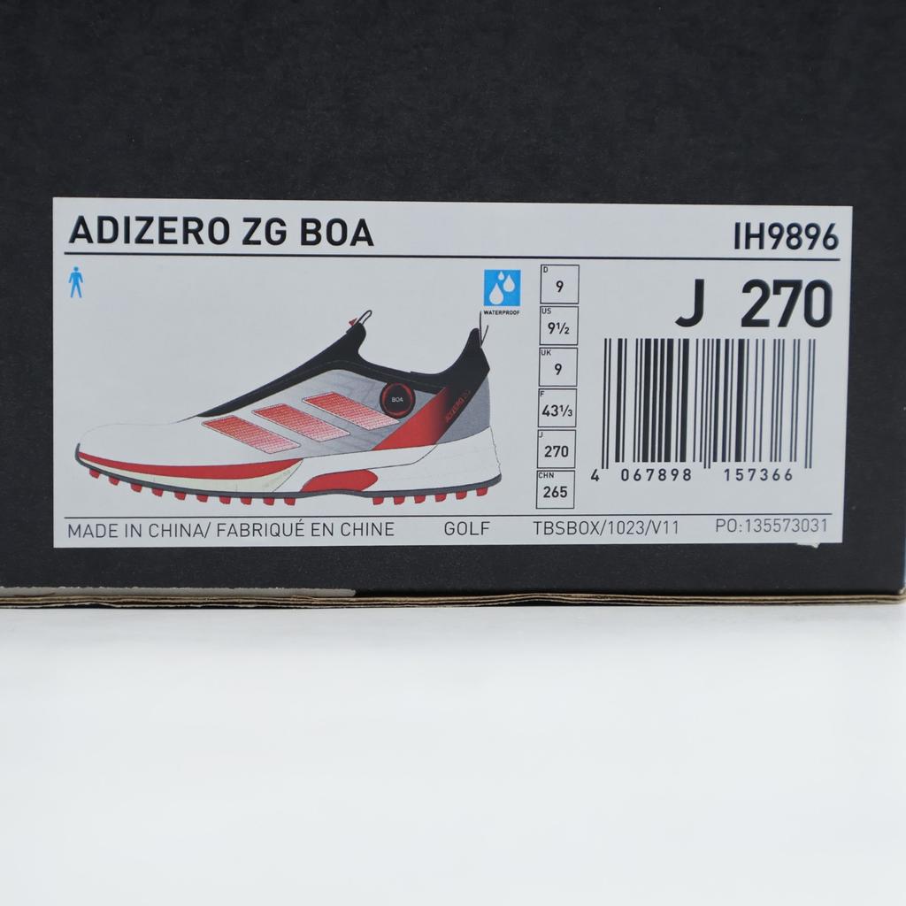 IH9896 adidas Adizero ZG Boa Cloud White Lucid Red Core Black (Men's)