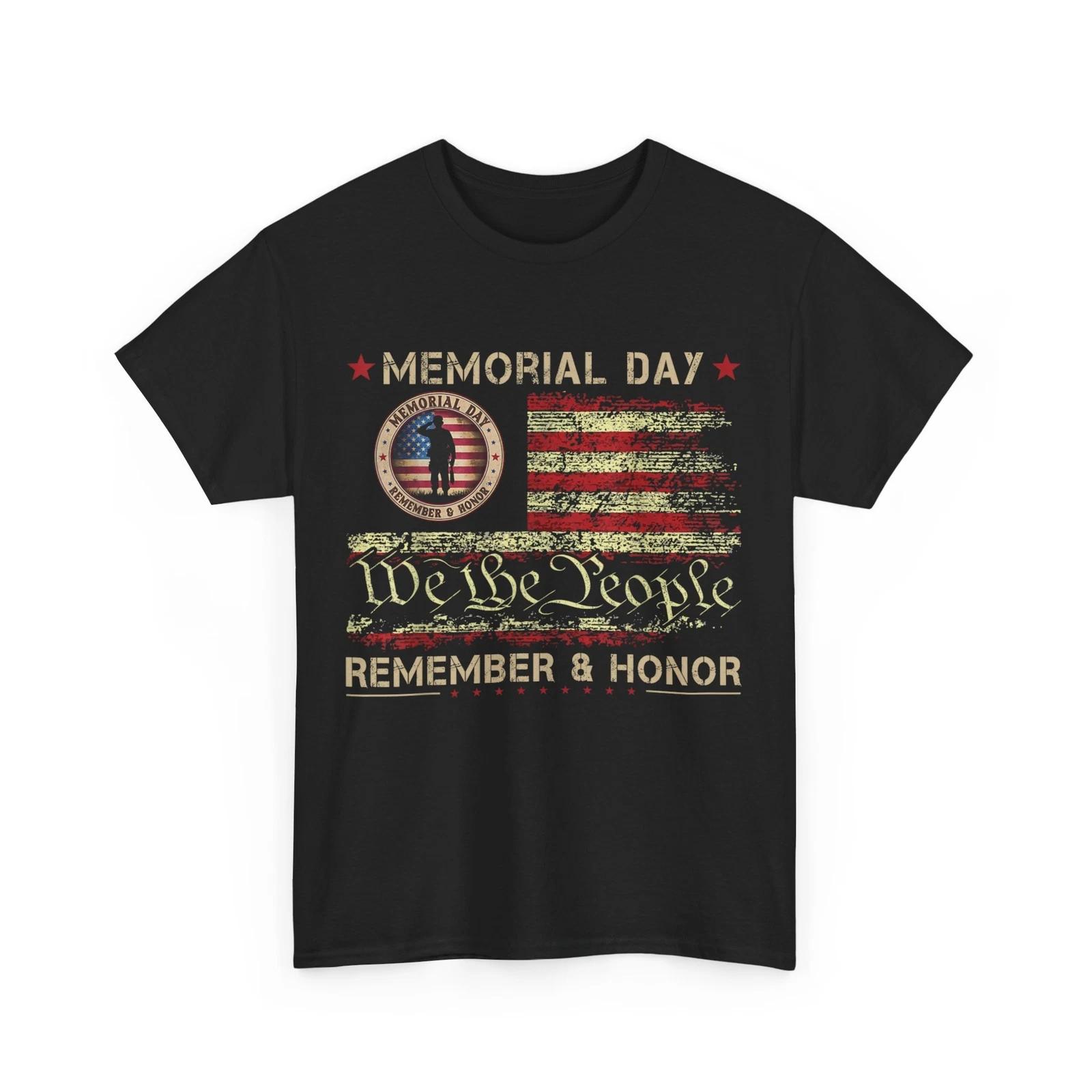 Memorial Day American Flag T shirt, Veterans Day Military Vintage T shirt XL