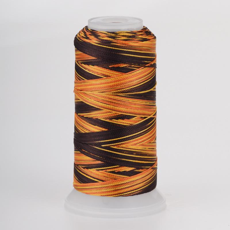 18-Strand Variegated Yarn Bracelet Weaving Cord – Gradient Dragon Scale Koi Thread DIY Material