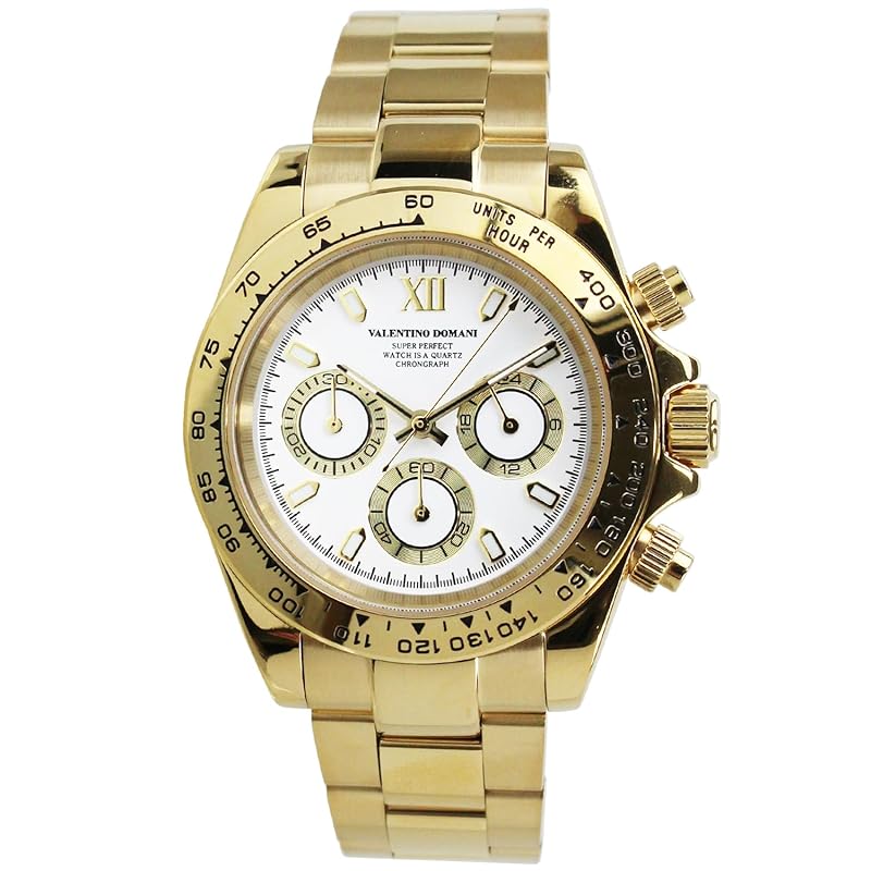 

VALENTINO DOMANI (Valentino Domani) Men s watch chronograph gold GOLD golden VD006GW