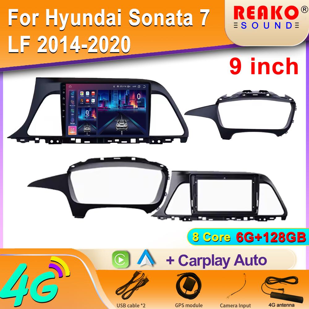 Android-Autoradio für Hyundai Sonata 7 LF (2014–2020) mit GPS-Navigation, Multimedia-Player, 2-DIN-Anschluss, 5G und WLAN