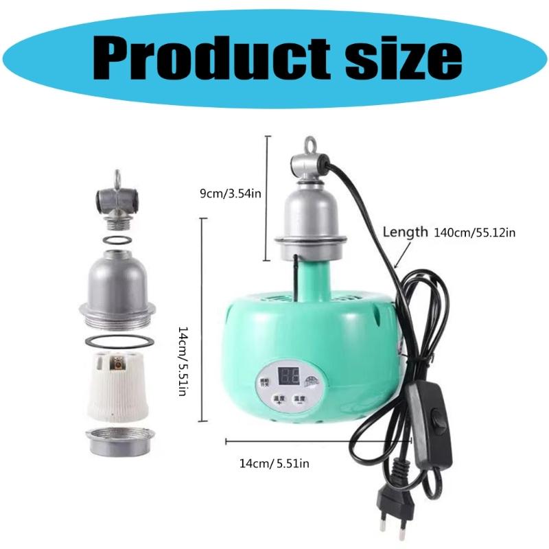 Energeticky úsporná topná lampa pro mazlíčky Teplý LED ohřívač pro domácí a farmářské použití s vysokoteplotně odolným plastem