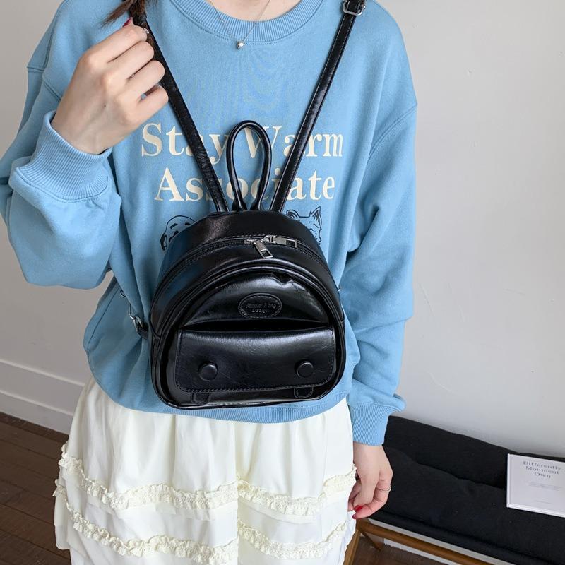 Backpack Women's Fashion Versatile Niche Student School Bag Street Trend Lightweight Travel Mini Backpack