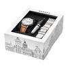 Skagen Men's Signatur Brown and White Leather Watch SKW1109 Gift Set with Replacement Strap and Pen
